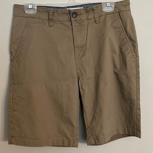 khaki shorts